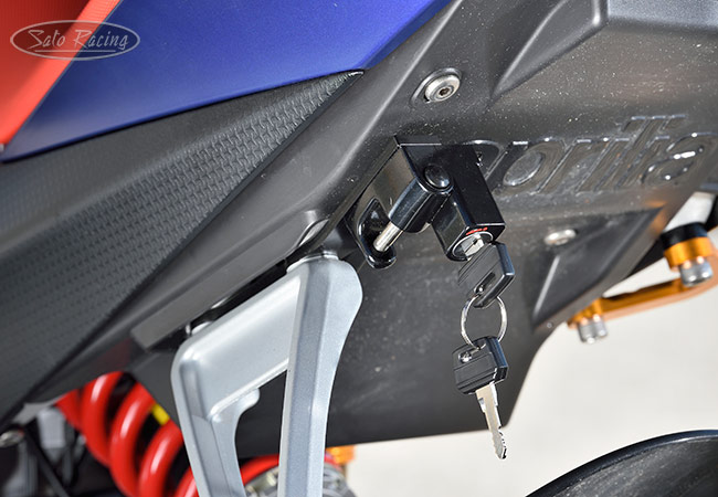 Sato Racing Helmet Lock for Aprilia RS / Tuono 660 Sato Racing Helmet Lock for Aprilia RS / Tuono 660